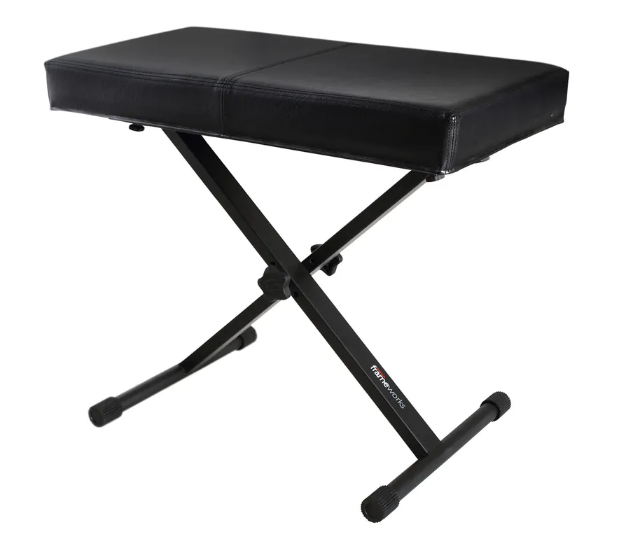 Gator GFW-KEY-BENCH1 Frameworks Black Keyboard Bench Today Only