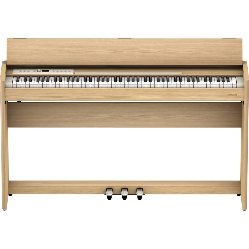 Exclusive Roland F701-LA Modern Design Piano - Light Oak
