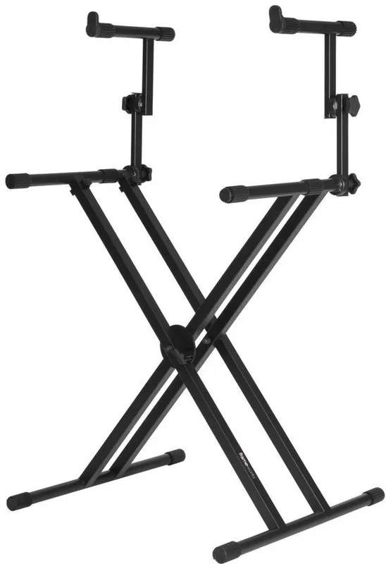 Worldwide Shipping Gator Cases Frameworks Deluxe 2-Tier X-Style Keyboard Stand (Black)