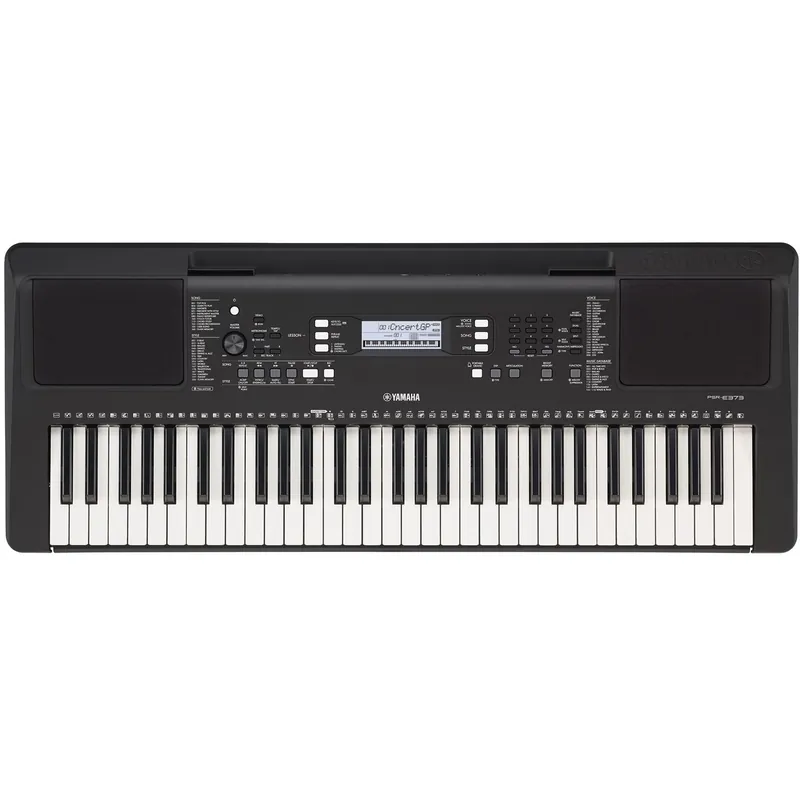Yamaha PSR-E373 61-Key Touch Sensitive Portable Keyboard w/PA130 Power Editor’s Pick