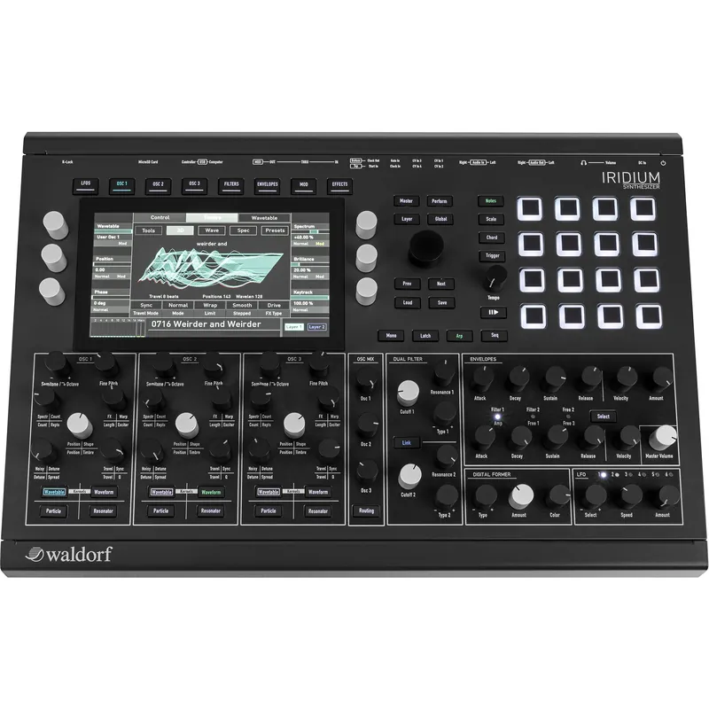 New Arrival Waldorf Iridium Desktop Polyphonic Synthesizer