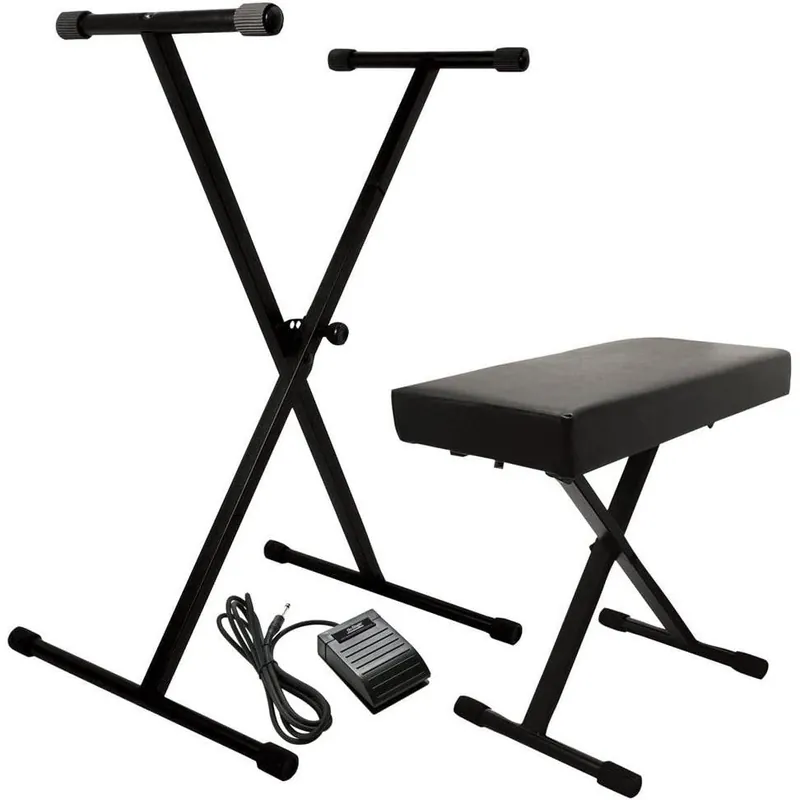 On-Stage KPK6520 Keyboard Stand/Bench Pack with KSP20 Sustain Pedal Wholesale