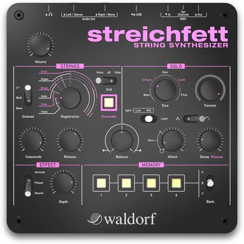 Authentic Waldorf Streichfett String Synthesizer