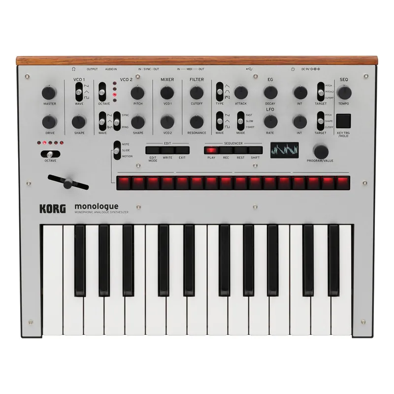 Buy Today Korg Monologue Analog Synthesizer - Silver