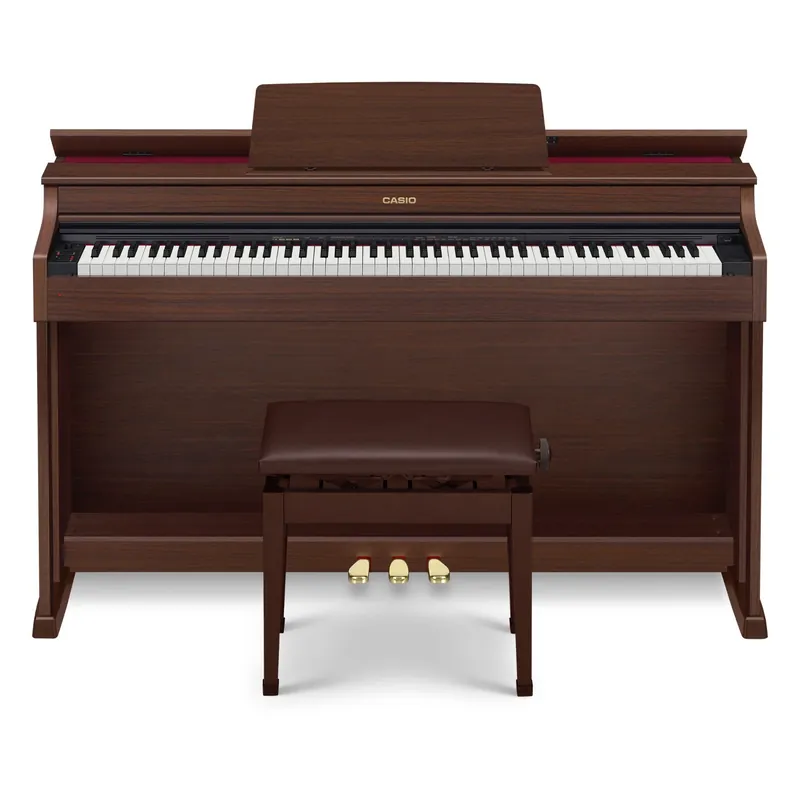 Fast Shipping Casio AP-470 Celviano Digital Cabinet Piano with Bench - Walnut