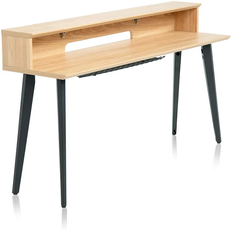 Gator GFW-ELITEKEYTBL88-MPL 88-Note Keyboard Table in Natural Maple Ma Final Sale