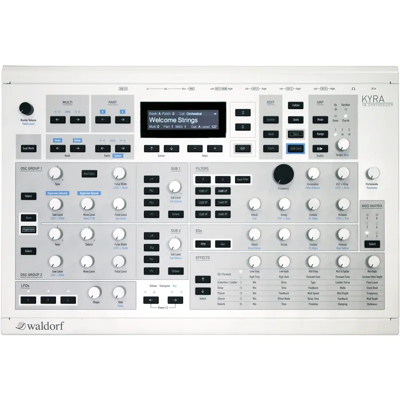 Waldorf Kyra FPGA Synthesizer Module Budget