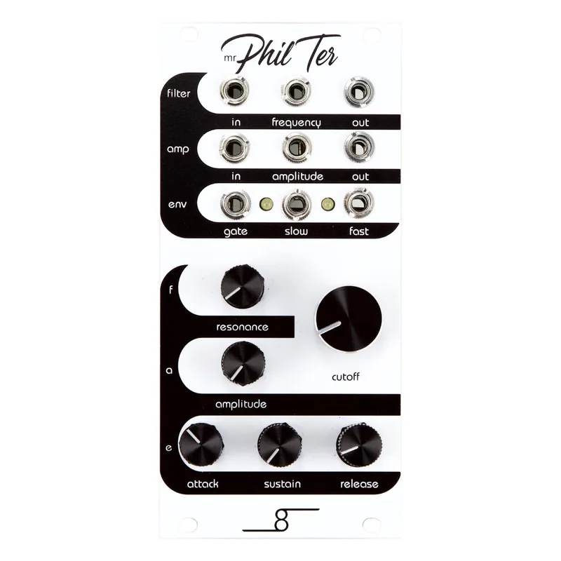 Trusted Brand Cre8audio Mr. Phil Ter VCA, Envelope Generator, and Filter Module
