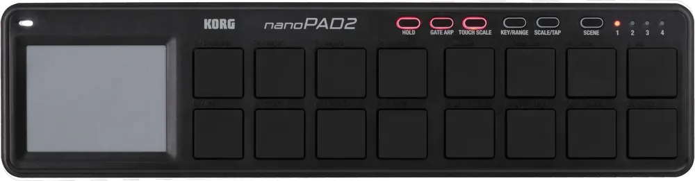 Korg nanoPad2 USB-Powered Slim-Line Pad Kontroller Black New Arrival