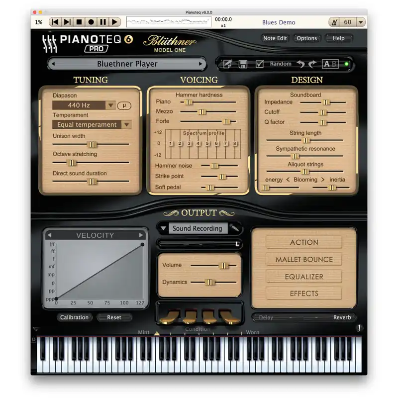 Direct From Manufacturer Pianoteq Blüthner Model 1