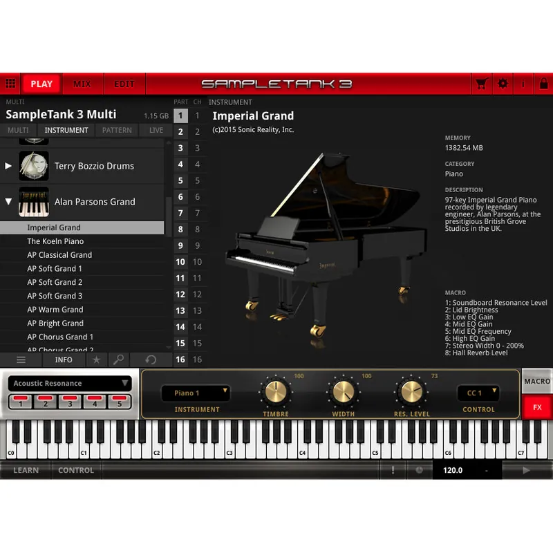 Bulk Order IK Multimedia SampleTank 3 - Alan Parsons Imperial Grand
