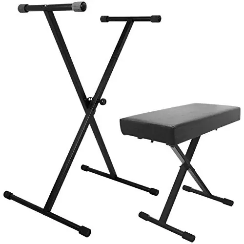High Quality On-Stage Stands Keyboard Stand and Bench Pak