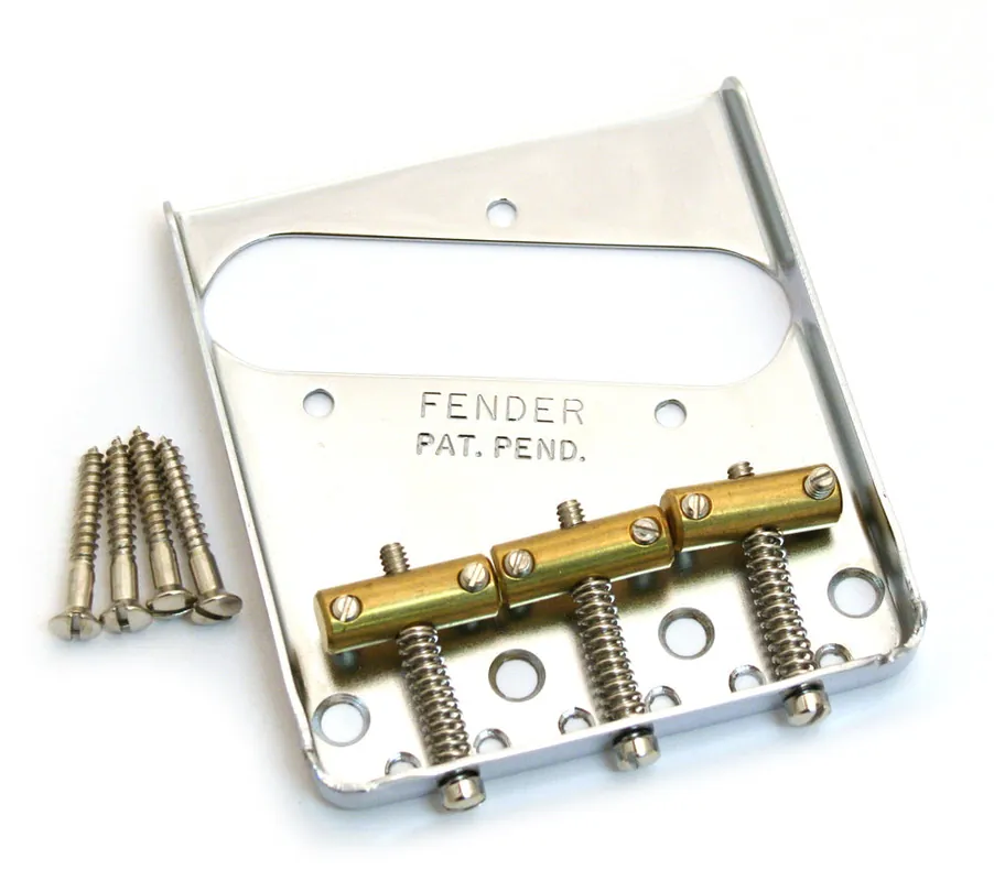 Fender Vintage Telecaster 3-Saddle Bridge - Chrome Save Now