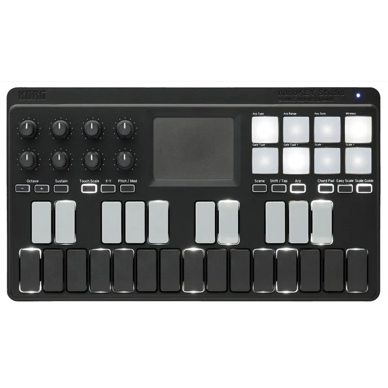 Korg nanoKEY Studio 25-Note Backlit Velocity Sensitive Keyboard Brand New