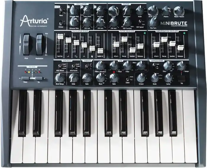 Arturia MiniBrute Monophonic 25-Note Analog Synthesizer MINIBRUTE Original