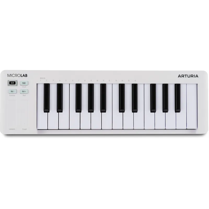 Arturia Microlab MK3 Ultra-Compact MIDI Controller - White Order Now