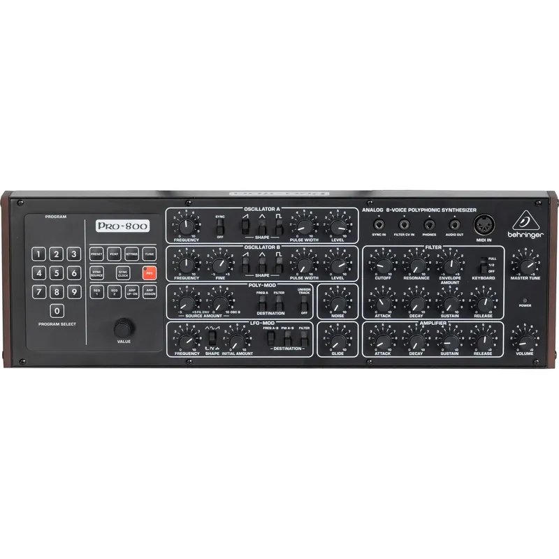 Behringer PRO-800 Classic Analog 8-Voice Polyphonic Synthesizer Money Back Guarantee