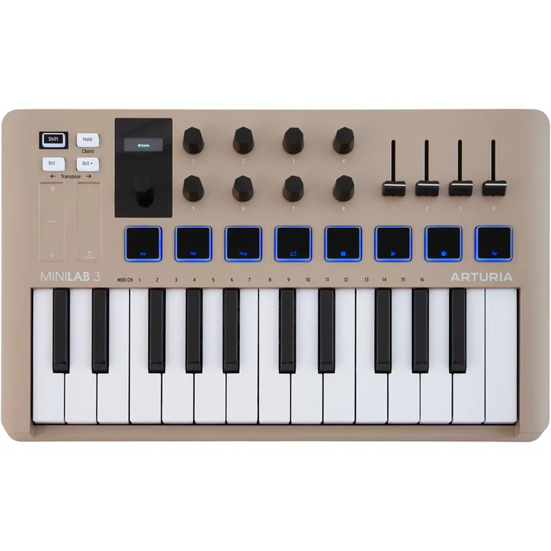 Warranty Included Arturia Minilab 3 Champagne Edition Universal MIDI Controller
