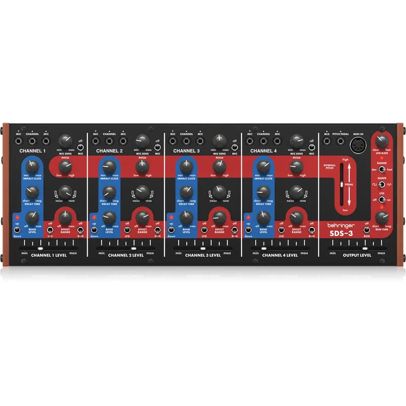 Behringer SDS-3 Classic 4-Channel Analog Drum Synthesizer Direct From Factory