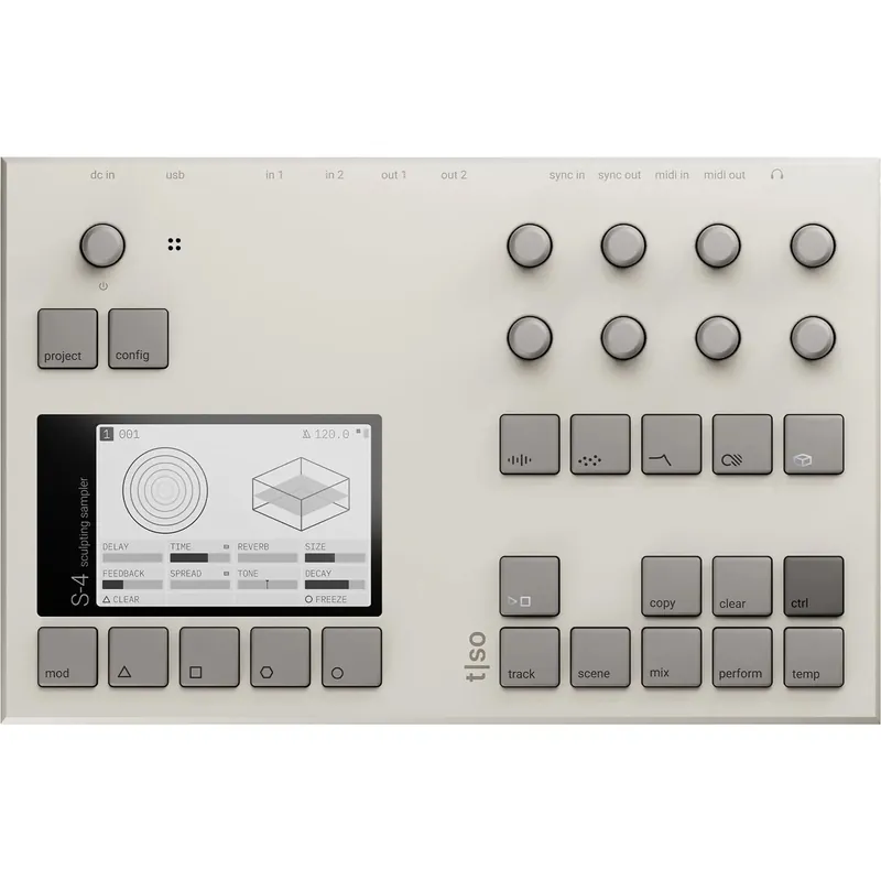 Big Sale Torso Electronics S-4 Sculpting Sampler Audio Instrument - White