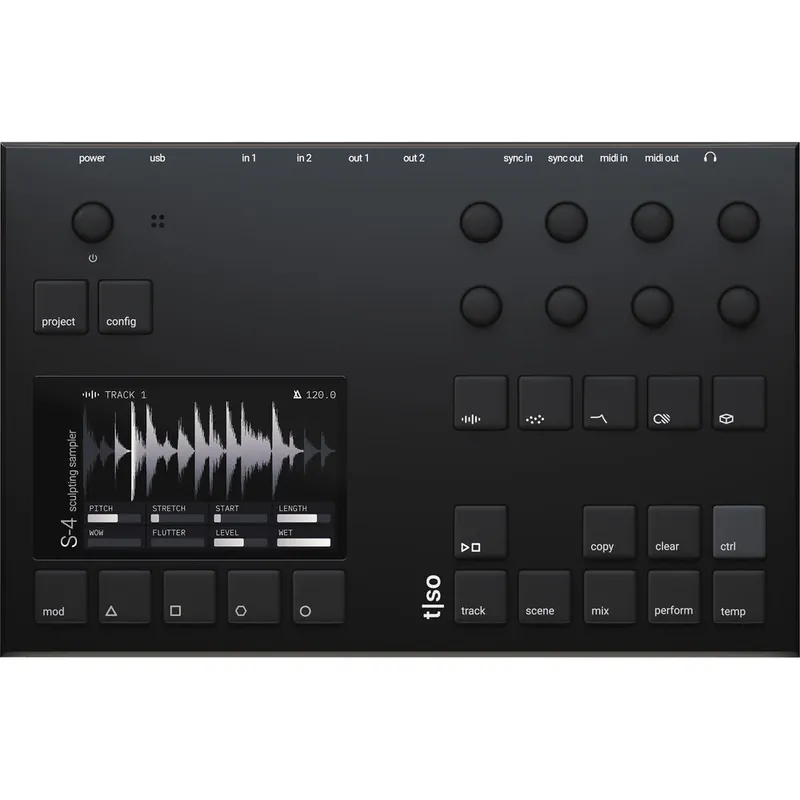 Torso Electronics S-4 Sculpting Sampler Audio Instrument - Black Clearance